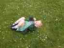 Rolling down a grassy bank 2015