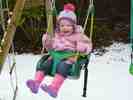 Swinging in the snow